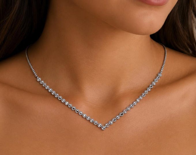 925 Sterling Silver Marcasite Necklace Vintage Inspired