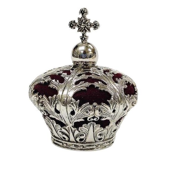 ピンクッションヘッド　ドイツアンティーク アンティーク調の大型コレクターズアイテム、クラウンピンクッション