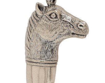Antique Style Horse Dog Whistle Pendant 925 Sterling Silver Animal Lover Gift
