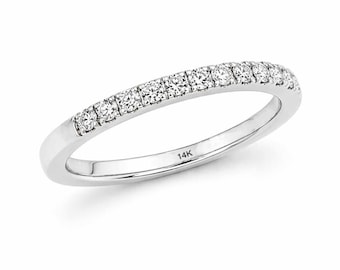 Diamond Bridal Ring in 14k White Gold