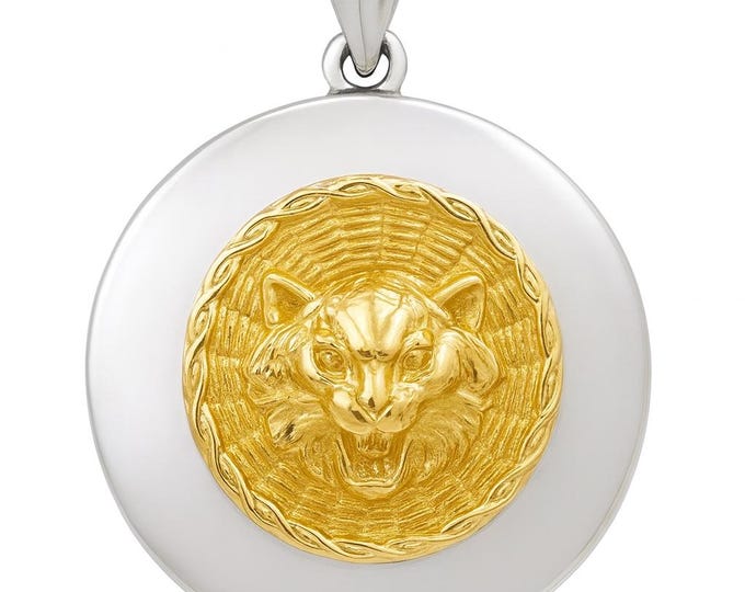 925 Sterling Silver Cat Locket Pendant Keepsake Necklace Gift for Her