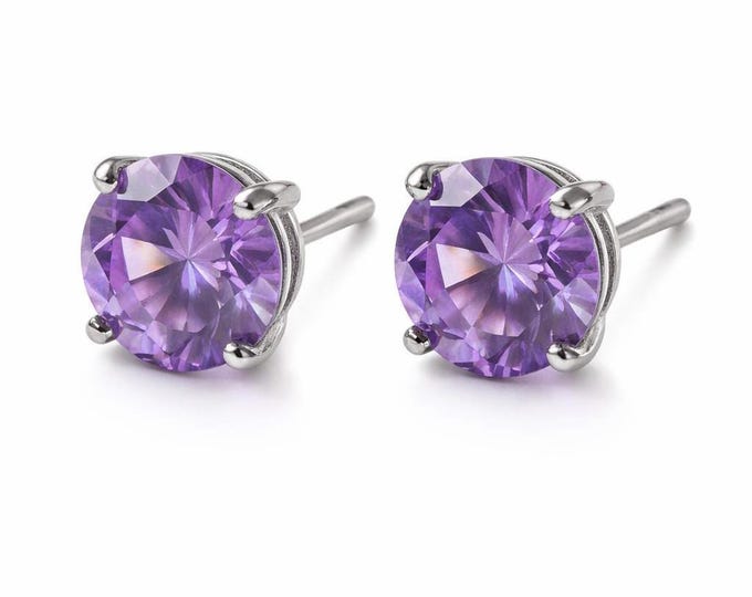 Swarovski Stud Earrings, 925 Sterling Silver