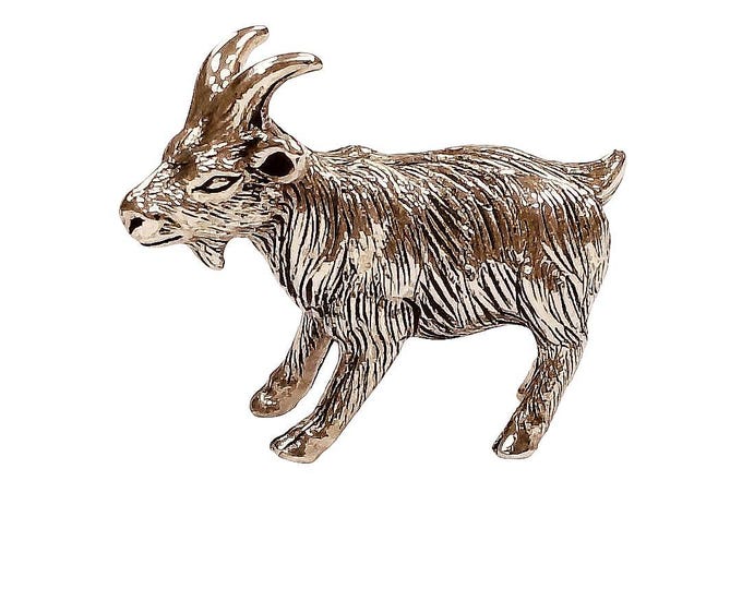 Antique Inspired Collectable Goat Figurine 925 Sterling Silver
