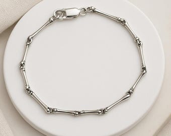 Minimalist 925 Sterling Silver Bangle Bracelet Dainty Silver Bracelet for Women Simple Everyday Jewelry Gift