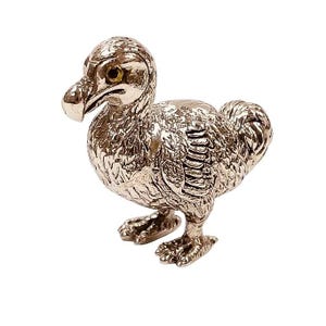 Antique Inspired Collectable Dodo Bird Figurine 925 Sterling Silver
