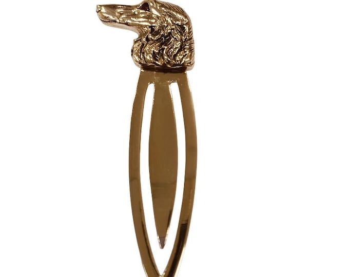 Antique Style Dog Bookmark Ruby Eye 925 Sterling Silver Book Lover Gift Graduation Gift Dog Lover Gift