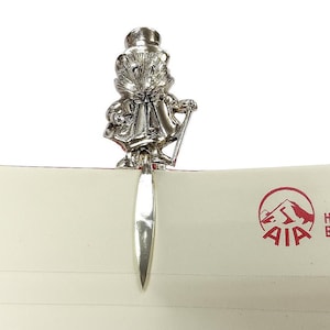 Antique Style Bookmark 925 Sterling Silver Book Lover Gift Graduation Gift