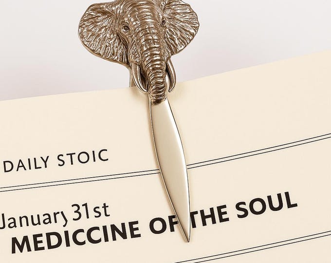 Antique Style Elephant Bookmark 925 Sterling Silver Book Lover Gift Graduation Gift
