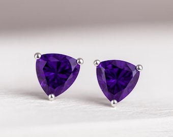 Amethyst 925 Sterling Silver Earrings