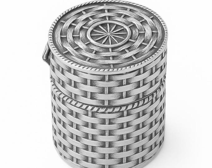 925 Sterling Silver Thimble Holder Pendant