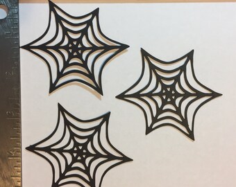 3 Spider Webs die cuts