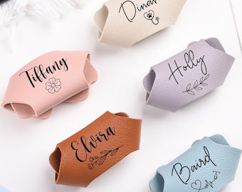 Etiquette nominative stéthoscope en cuir personnalisée, étiquette d'identification stéthoscope en cuir personnalisée, cadeau de prévention des pertes pour médecin, cadeau infirmière autorisée, accessoires pour infirmière