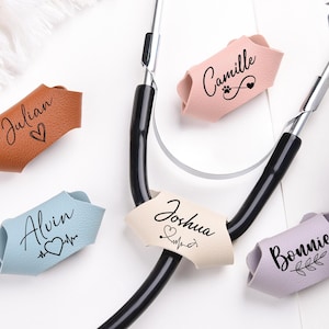 Engraved Stethoscope ID Tag,Personalized Stethoscope Holster Marker Plaque custom Stethoscope Charm,Nurse Gift For Her,Doctor Gift,RN Gift