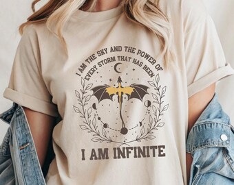 Fourth Wing Tshirt | Basgiath War College | Fantasy Reader Apparel | Gildan 18000 | Booklovers Gift | Gift for readers | Dragon Rider