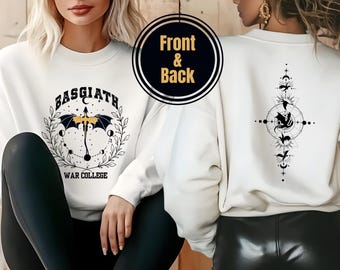 Fourth Wing Sweatshirt | Basgiath War College | Fantasy Reader Apparel | Gildan 18000 | Booklovers Gift | Gift for readers | Dragon Rider