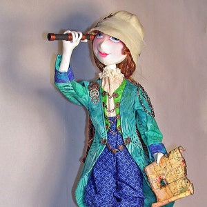 Tessa - A Victorian Explorer Cloth Doll       E-Pattern