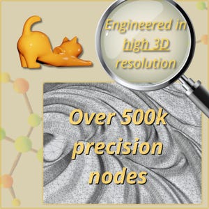 ALT TEXT (image):
3D STL file of a stretching cat phone holder – perfect for desk use, 3D printing with PLA or resin.