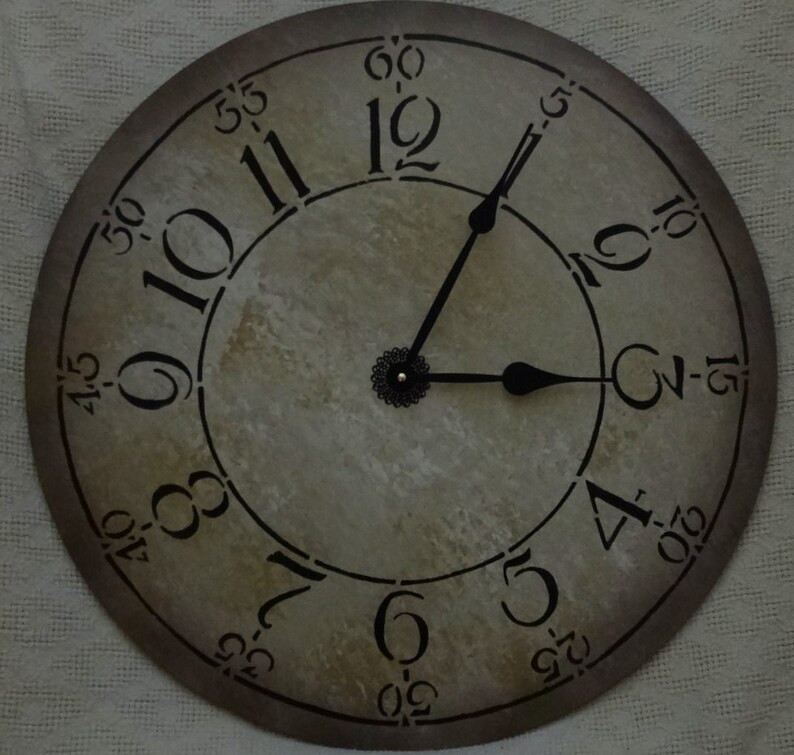 22 Inch Large WALL CLOCK with Arabic Numbers Big White Clock Etsy