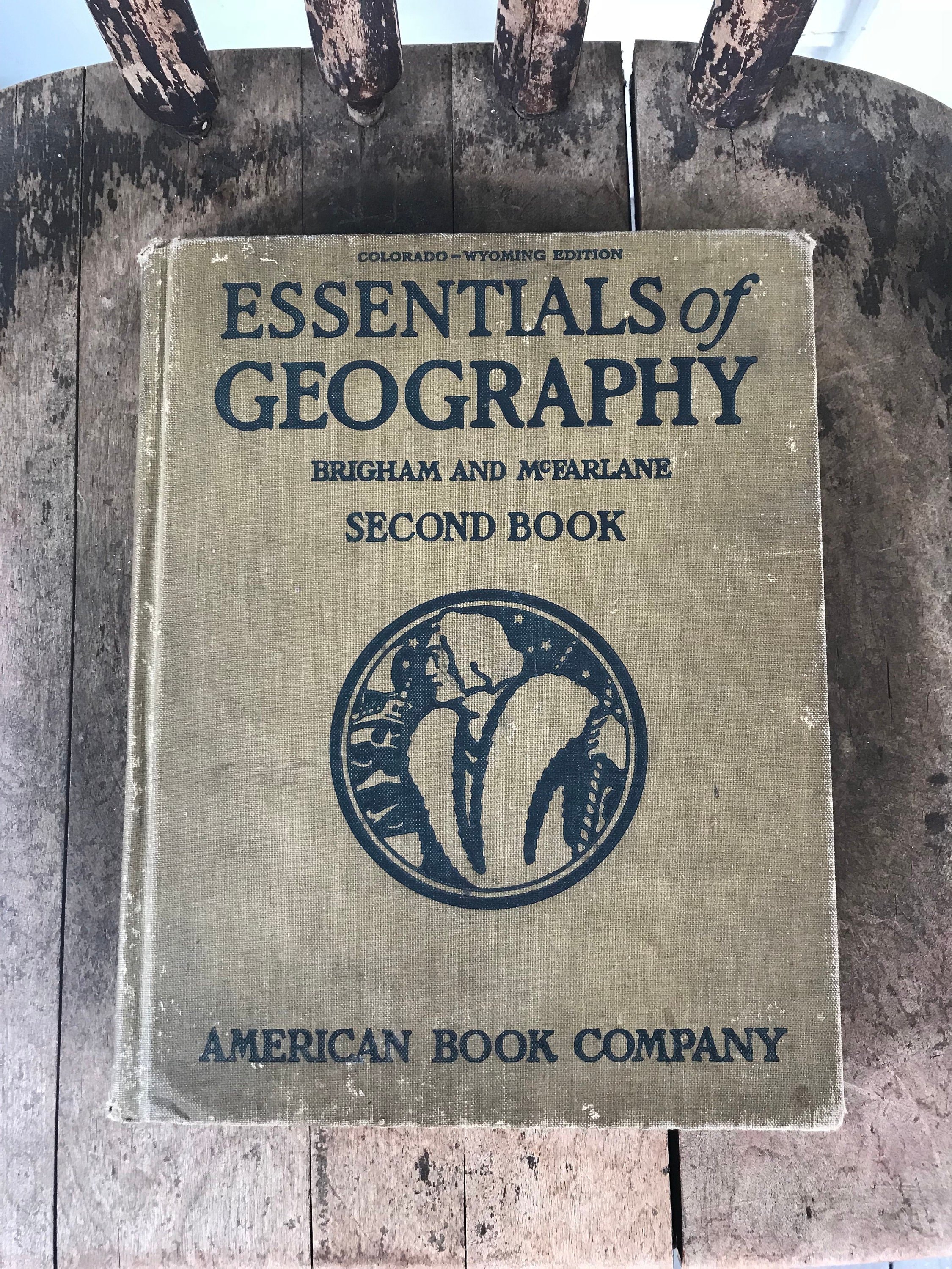 Essentials of Geography Book . Vintage School Textbook . Circa Etsy
