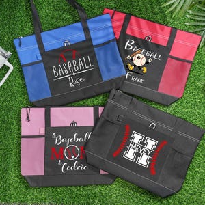 Personalisierte Baseball Mama Tasche, Baseball Mama Tasche, Baseball Mama Geschenktasche, Muttertagsgeschenk, niedliche Baseball Tasche, Geschenke für Mama