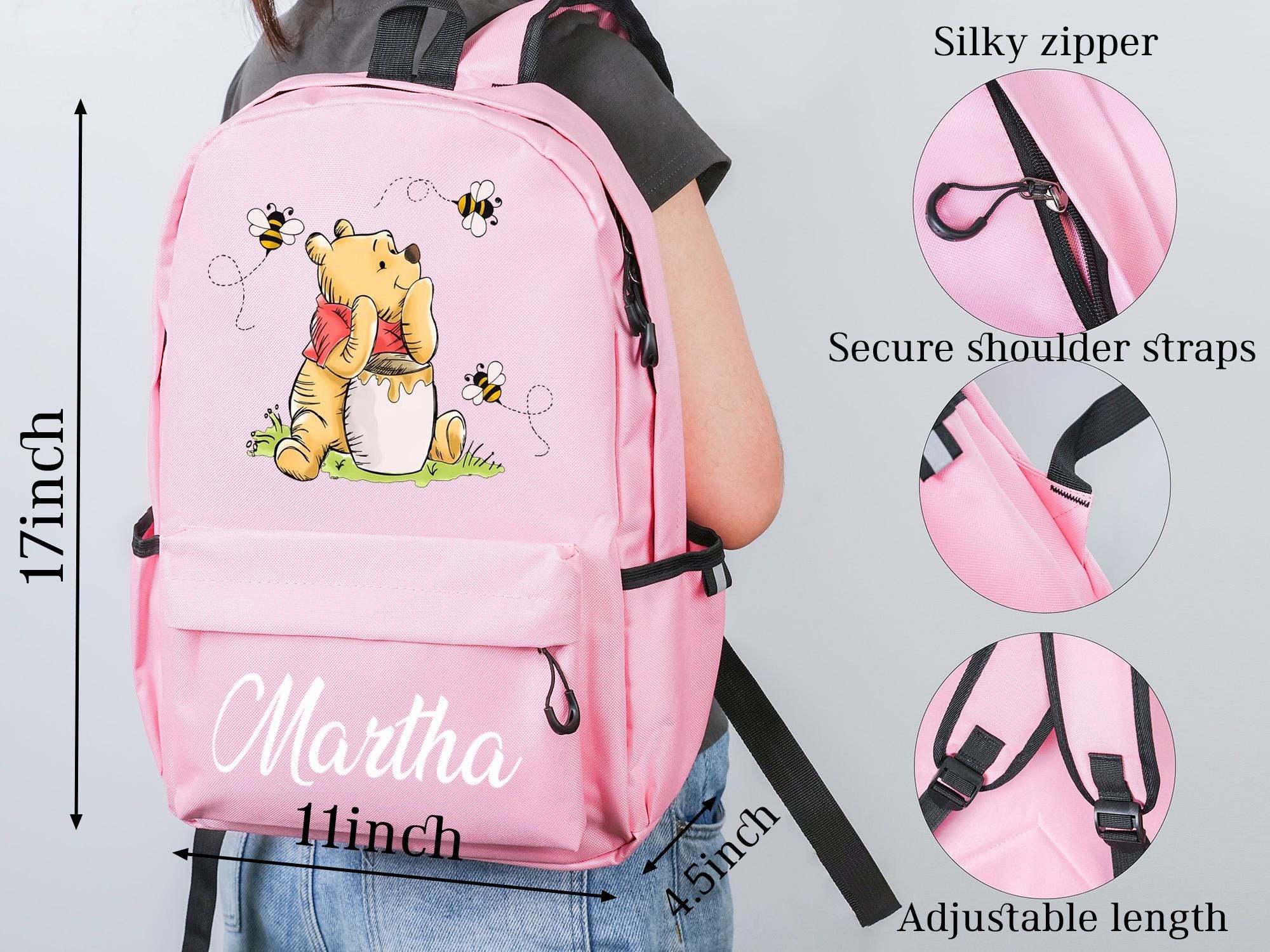 Custom Back to School backpack,Cute Goose School Bag,Personalized School Goose Bag,Birthday Gift For Girls and Boys,Animal School Bag