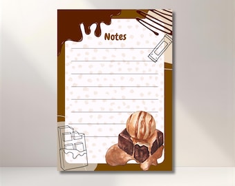Chocolate Notebook A6 size - Kawaii stationery