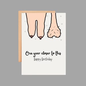 Funny Birthday Card – Getting old couples  Quote Card Ageing hilarious unhinged Inspired Gift for Him or Her