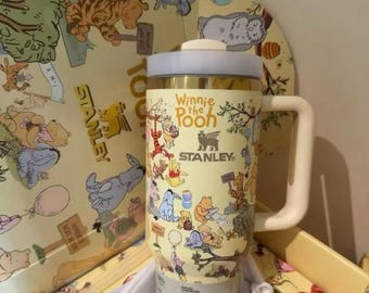 Gobelet The Pooh Stanley classique 40 oz, motif imprimé au laser