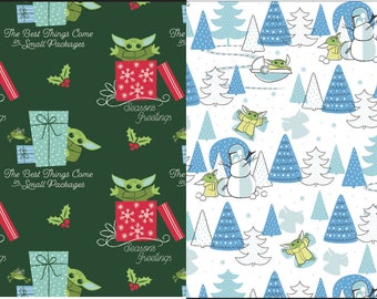 STAR WARS The Mandalorian Baby Yoda for Christmas or just for some fun in the snow!!!  We've got you covered for Holiday Baby Yoda!
