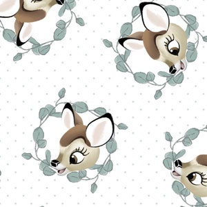 DISNEY&#39;s Bambi Wreath Badges by Springs Creative....100% Cotton