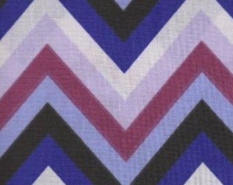 Chevrons!  Lilac and Plum.....100% Cotton....56" Wide!