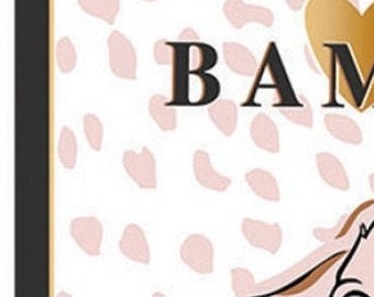 Disney Cute And Wild!  Bambi Panel with Gold Metallic Accents!....100% Cotton