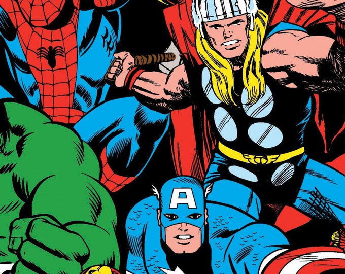 Springs Creative Marvel Comics Packed!  100% Cotton