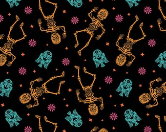 Star Wars R2D2 C3PO Halloween Sugar Droids!!!  This is such a great print and not just for Halloween!!  100% Cotton