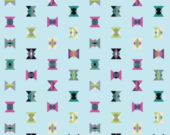 Tula Pink Acacia Arrowheads in Sky!  Rare Out Of Print Fabric!  100% Cotton.