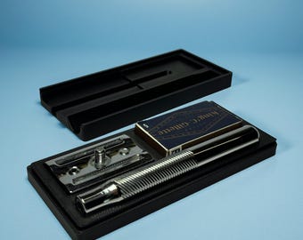 Etui für King C. Gillette Rasierhobel – Schützende Aufbewahrungsbox – 3D-gedruckte Rasiererhülle