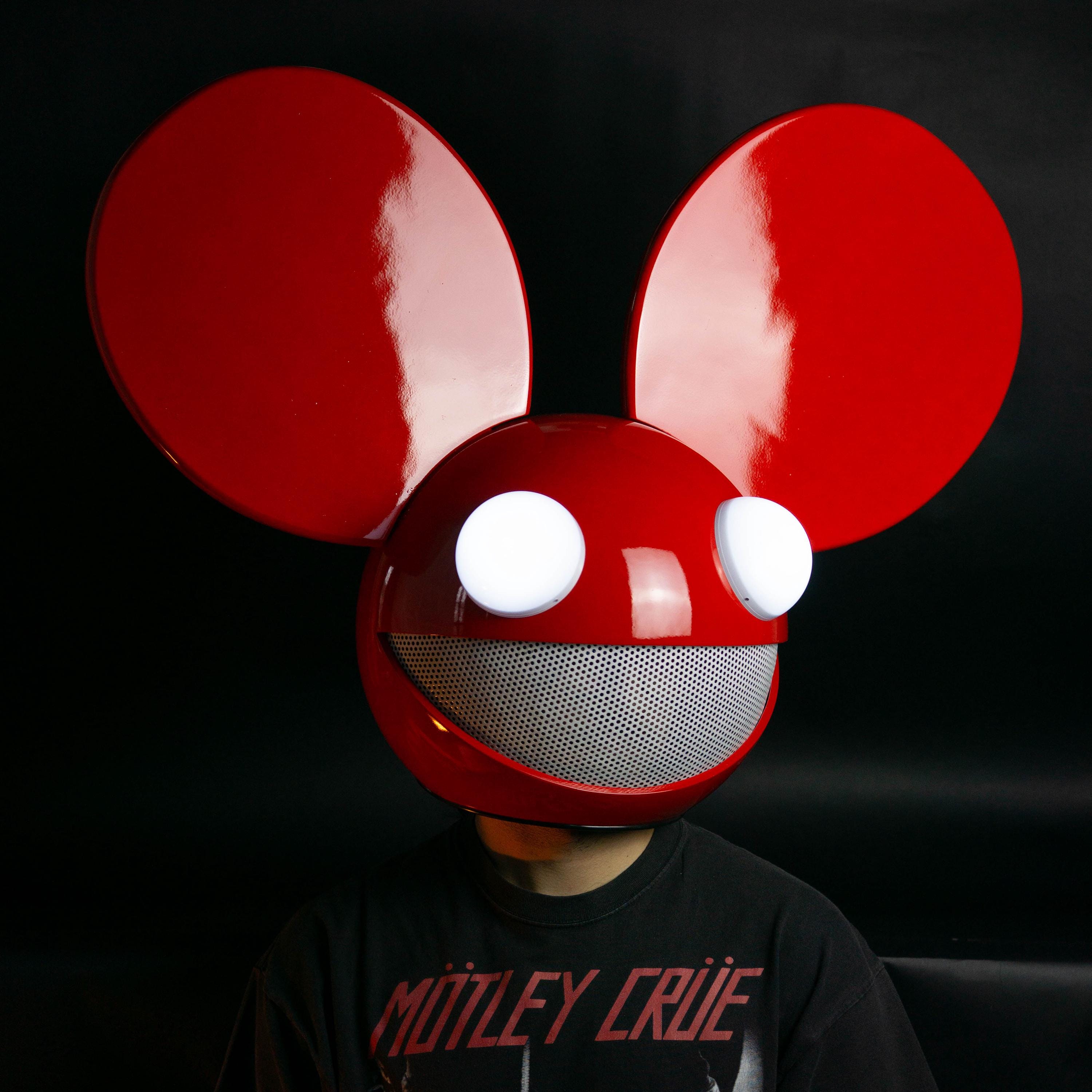 Red Standard Mau5head Helmet - Deadmau5 Mask Replica - Etsy