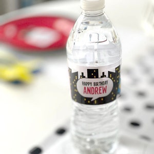 SUPERHERO WATER LABEL