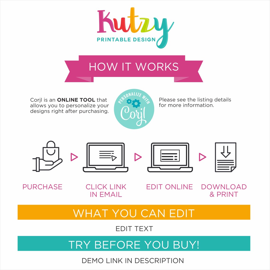 Camping Directional Signs Instant Download and Editable - Etsy