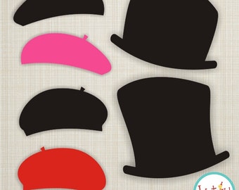 Printable Paris photo booth props