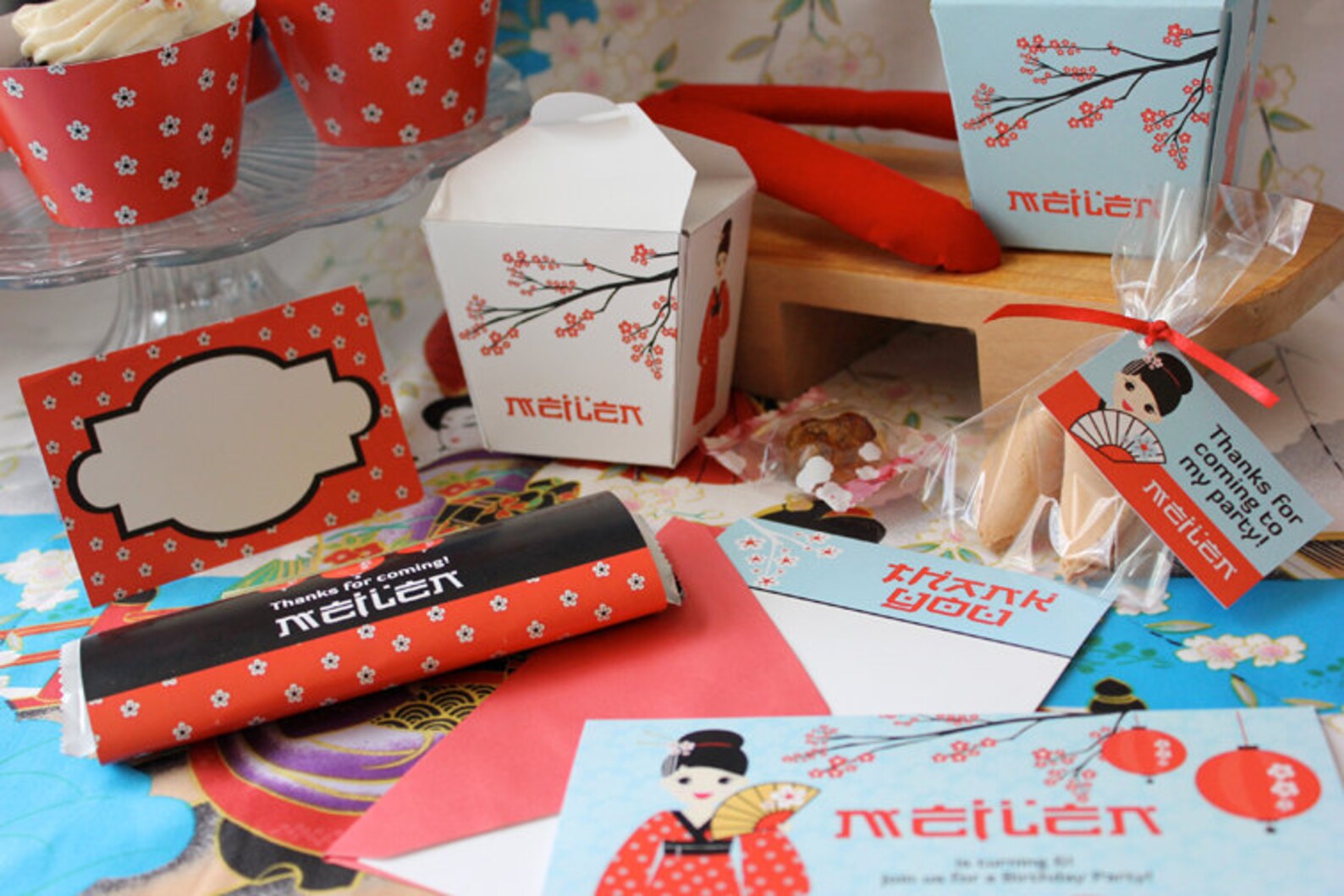 Japanese Printable Party - Etsy