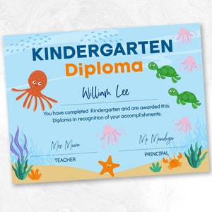 Unter dem Meer Kindergarten Abschlussfeier