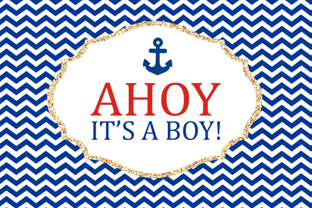 Nautical Printable Backdrop (INSTANT DOWNLOAD) - Etsy
