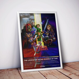 ゼルダの伝説 時のオカリナ 18 x 24 インチ ビデオゲーム