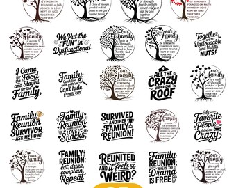 Family Reunion SVG Bundle, Family Reunion 2025 SVG PNG, Family svg, Family Tree svg, Family Reunion Shirts, Family Vacation svg, Family Love
