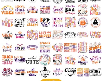 Halloween Svg, Spöklik Säsong Svg, Halloween Spöklik Svg, Söt Halloween Svg, Trendig Svg, Svg-filer för Cricut, Svg-filer, Svg