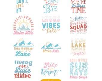 Summer SVG Bundle, Summer Svg, Beach Svg, Summertime Svg, Vacation Svg, Summer Cut Files, Cricut, Png, Svg