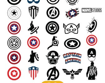 Avengers Clipart Bundle, Hulk Captain America PNG Bundle, Black panther png, Great for superhero birthday, shirts