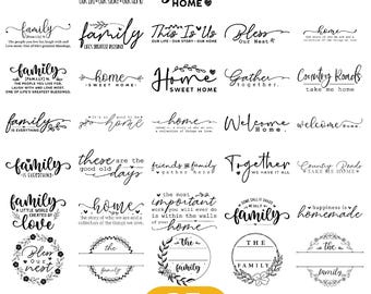 Paquete SVG de "Hogar, dulce hogar", diseño de "Hogar, dulce hogar", clipart de "Hogar, dulce hogar", paquete de archivos de corte Cricut de "Casa, dulce hogar", impresión de "Hogar, dulce hogar"
