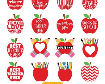 Leraar SVG bundel, leraar leven SVG, leraar citaat SVG, leraar elementen SVG, leraar SVG, terug naar school SVG, potlood SVG, school SVG, png